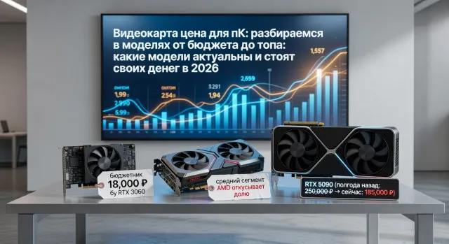 Видеокарта цена для пк: разбираемся в моделях от бюджета до топа: какие модели актуальны и стоят своих денег в 2026