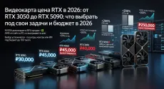 Видеокарта цена RTX в 2026: от RTX 3050 до RTX 5090: что выбрать под свои задачи и бюджет в 2026